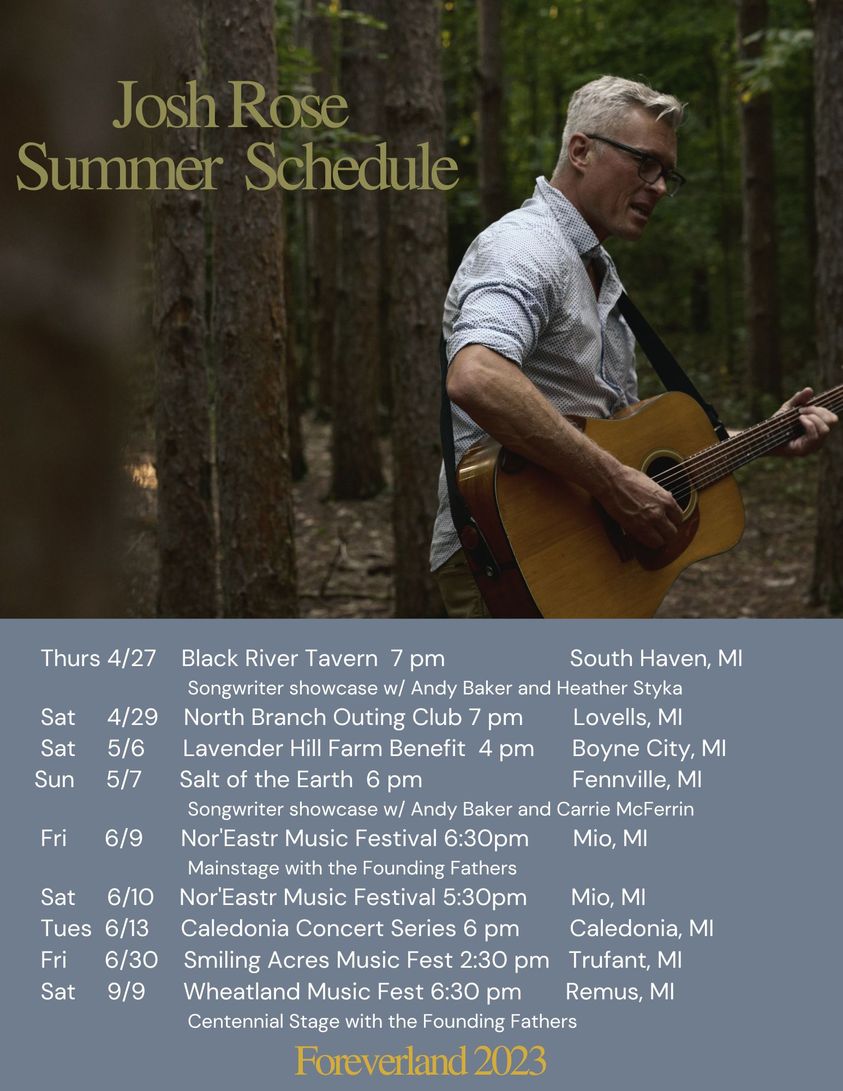 JoshRose_SummerSchedule_2023 JoshRose_SummerSchedule_2023